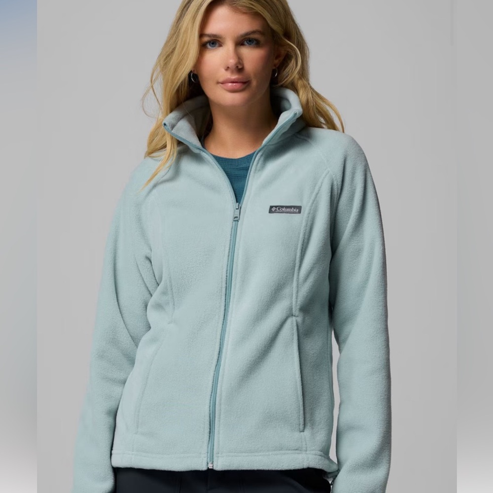 Columbia Benton Springs Fleece Jacket Crushed Blue XL  Lightweight Spring Layer